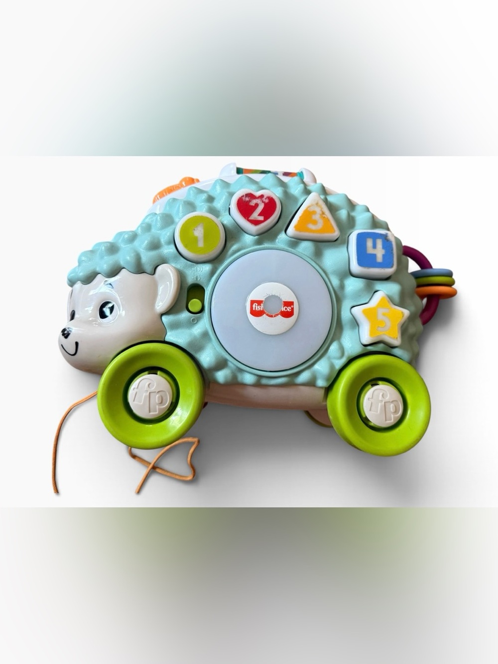 Fisher-Price Linkimals Light Blue Hedgehog Pull Toy